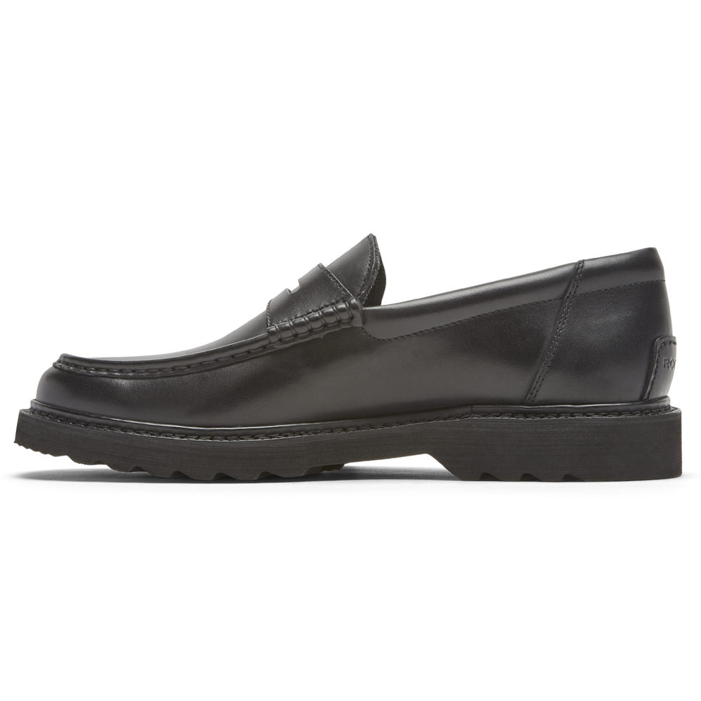 Rockport Singapore Mens Slip-On - Peirson Penny Keeper Black - KN1702695